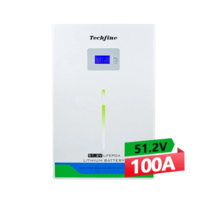 Techfine 48v Lifepo4 Lithium Battery 100ah Wall-mounted