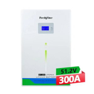 Techfine 300Ah 48v Wall-mounted Lithium Lifepo4 Battery for Home Energy Storage